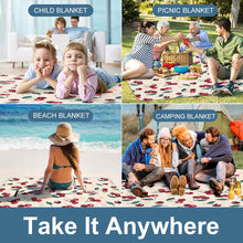 Cargar imagen en el visor de la galería, Manta de pícnic Alfombra para parque picnics camping viajes al aire libre impermeable a prueba de arena HW1702002 Q003 Personalizado Personalizada con Foto, Texto o Logo
