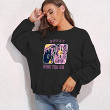 Cargar imagen en el visor de la galería, Sudadera blusa holgada casual con cuello redondo y manga abullonada para mujer D-61 NZ2205128 Personalizada con Foto, Texto o Logo