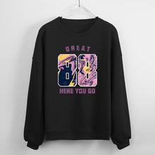 Cargar imagen en el visor de la galería, Sudadera blusa holgada casual con cuello redondo y manga abullonada para mujer D-61 NZ2205128 Personalizada con Foto, Texto o Logo