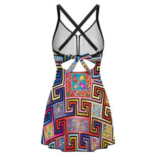 Cargar imagen en el visor de la galería, Bañador Entero con Calados, Escote en V y Espalda Abierta Personalizable
