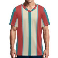 Cargar imagen en el visor de la galería, Camiseta de Fútbol V-Neck Personalizable para Hombre | Tu Diseño
