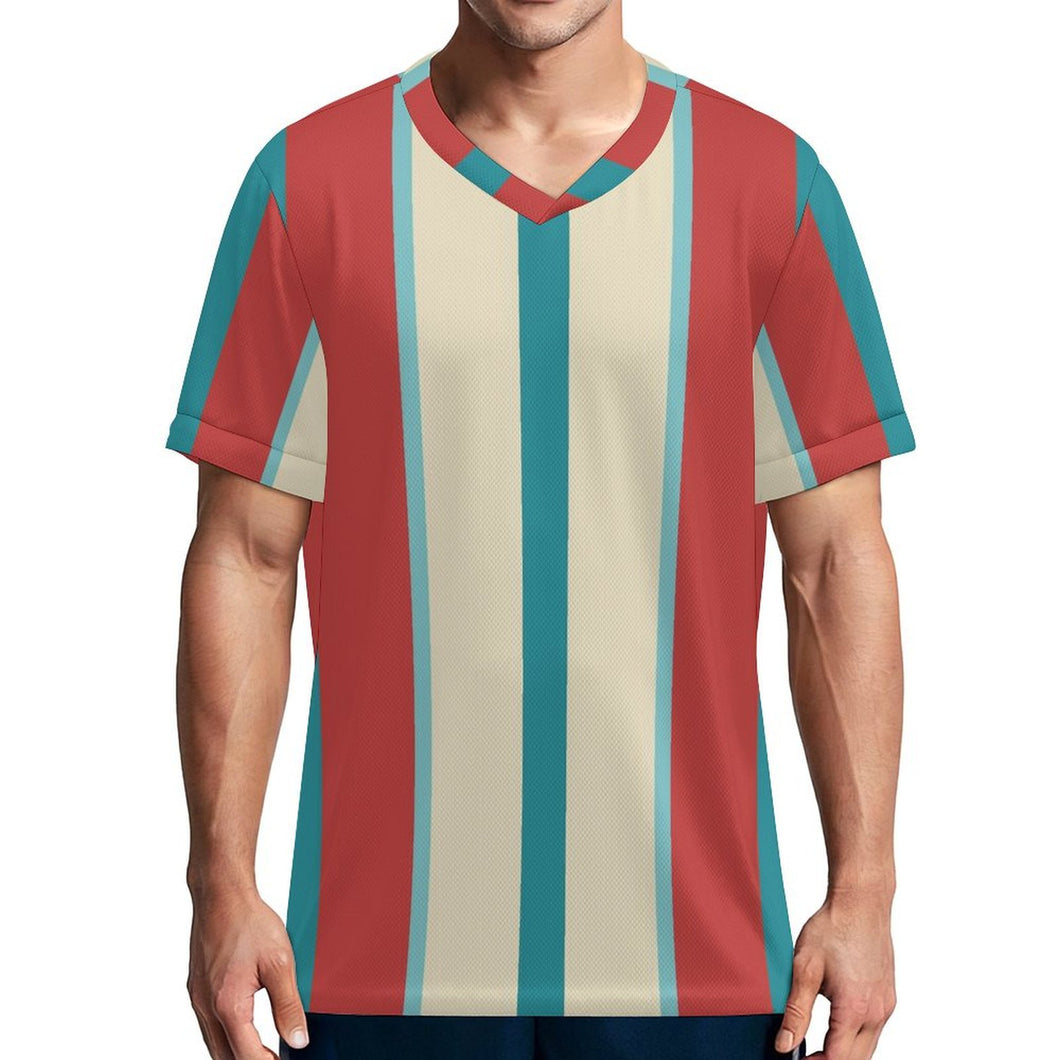 Camiseta de Fútbol V-Neck Personalizable para Hombre | Tu Diseño