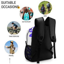 Cargar imagen en el visor de la galería, Mochila Escolar Casual XB0604193 personalizado con patrón foto texto
