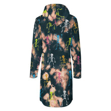Cargar imagen en el visor de la galería, Vestido Sudadera con Capucha y Bolsillo | Hoodie Largo Mujer
