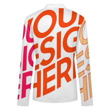 Cargar imagen en el visor de la galería, Cárdigan fino de mujer SDS2526 Personalizado con patrón foto texto (impresión de imágenes múltiples)
