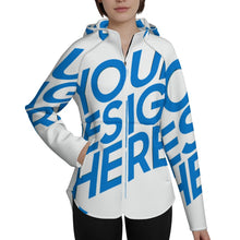 Cargar imagen en el visor de la galería, Chaqueta Slim Fit para Mujer MWL478 personalizado con patrón foto texto (impresión de imagen única)
