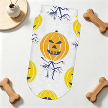 Cargar imagen en el visor de la galería, Pet Fleece Warm Vest Pumpkin Man, Gold，Halloween
