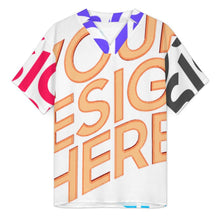 Cargar imagen en el visor de la galería, Camiseta clásica de manga corta con cuello en V para hombre J20T personalizado con patrón foto texto (impresión de imágenes múltiples)
