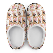 Cargar imagen en el visor de la galería, Zapatillas de Casa para Hombre Personalizadas | Pantuflas de Algodón Antideslizantes
