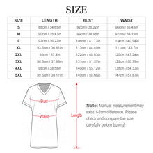 Cargar imagen en el visor de la galería, Vestido Casual Mujer Escote en V con Puños Vueltos Personalizable
