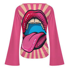 Cargar imagen en el visor de la galería, Top Personalizado con Cuello Barco y Mangas Acampanadas
