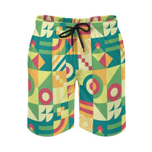 Cargar imagen en el visor de la galería, Beach Pants Green, Puzzle, Abstract Pattern
