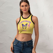 Cargar imagen en el visor de la galería, Crop Top Deportivo Personalizado Mujer | Camiseta Corta Racerback | Diseño Propio
