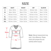 Cargar imagen en el visor de la galería, Vestido V-Neck Personalizable para Mujer | Diseño con Foto
