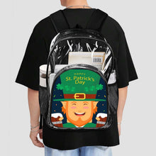 Cargar imagen en el visor de la galería, Mochila Transparente Personalizada de PVC con Bolsillo Lateral de Malla
