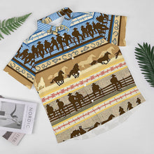 Cargar imagen en el visor de la galería, Camisa Hawaiana Personalizada Hombre | Tela 4-Way Stretch con Bolsillo
