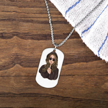 Cargar imagen en el visor de la galería, Collar Chapa Militar Personalizado con Foto
