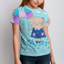 Cargar imagen en el visor de la galería, Camiseta Infantil de Algodón Personalizada con Foto o Dibujo
