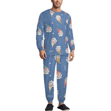 Cargar imagen en el visor de la galería, Pijama Personalizado para Hombre | Conjunto de Seda de Leche con Foto
