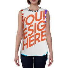 Cargar imagen en el visor de la galería, Camiseta de tirantes deportiva y de yoga para mujer MWL620 personalizado con patrón foto texto (impresión de imágenes múltiples)
