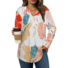Cargar imagen en el visor de la galería, Sudadera Cuello V Personalizable para Mujer | Diseño Único
