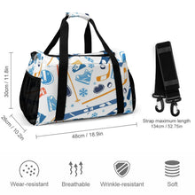 Cargar imagen en el visor de la galería, Bolsa de Viaje Duffle Personalizable con Foto | Bolso Resistente
