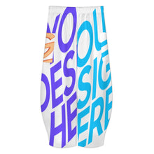 Cargar imagen en el visor de la galería, Pantalones anchos de cintura alta informales para mujer SZK personalizado con patrón foto texto (impresión de imágenes múltiples)

