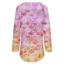 Cargar imagen en el visor de la galería, Camiseta Túnica Manga Larga Bloques de Color | Top Largo para Leggings
