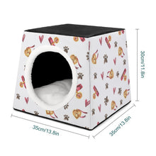 Cargar imagen en el visor de la galería, Cama Cueva para Gatos Personalizada | Casa Mascota Tipo Cápsula Espacial
