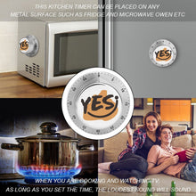 Cargar imagen en el visor de la galería, Temporizador Cocina Magnético Acero Inoxidable | Timer Personalizado
