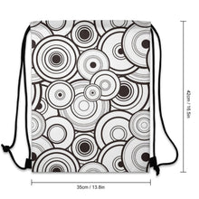 Cargar imagen en el visor de la galería, Mochila Saco Cuerdas Personalizada | Bolsa Gimnasio Textura Panal
