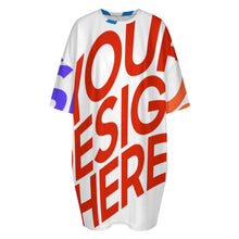 Cargar imagen en el visor de la galería, Pijama de felpa para mujer talla grande LM475 personalizado con patrón foto texto (impresión de imágenes múltiples)

