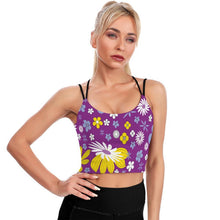 Cargar imagen en el visor de la galería, Top de Yoga Mujer Personalizable | Sujetador Deportivo Crop Sin Aros
