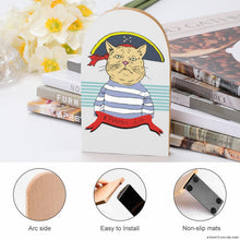 Cargar imagen en el visor de la galería, Sujetalibros de Madera Personalizados | Los Guardianes de Tu Biblioteca
