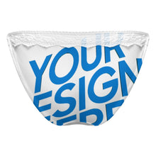 Cargar imagen en el visor de la galería, Tanga de Encaje para Mujer LM670 personalizado con patrón foto texto
