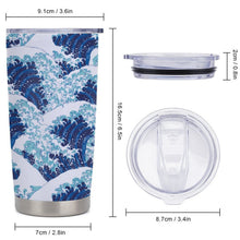 Cargar imagen en el visor de la galería, Vaso Viaje Plástico 20oz Personalizado | Sin BPA Tapa Antigoteo Coche
