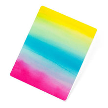 Cargar imagen en el visor de la galería, Car Sun Visor Clip Yellow &amp; Blue &amp; Pink Watercolor Style 10x8cm
