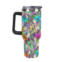Cargar imagen en el visor de la galería, Vaso Térmico Gigante Personalizado de 40oz en Acero Inoxidable con Pajita
