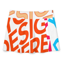Cargar imagen en el visor de la galería, Conjunto de traje de baño de dos piezas para mujer con minifalda con abertura 308977 personalizado con patrón foto texto (impresión de imágenes múltiples)
