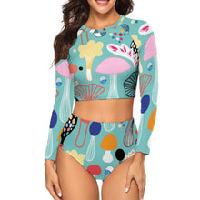 Cargar imagen en el visor de la galería, Bikini Manga Larga Personalizado | Traje de Baño Estampado con Foto
