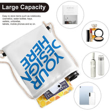 Cargar imagen en el visor de la galería, Mochila de Lona con Cordón XB0604196 personalizado con patrón foto texto
