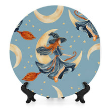 Cargar imagen en el visor de la galería, Lightweight Decorative Tray Witches, Flights, Moons, Broomsticks
