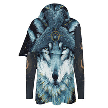 Cargar imagen en el visor de la galería, Sudadera Túnica con Capucha Mujer | Hoodie Largo Entallado
