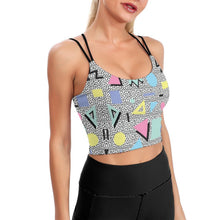 Cargar imagen en el visor de la galería, Top Yoga Corto con Relleno Personalizado | Camiseta Deportiva Mujer
