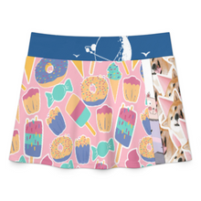 Cargar imagen en el visor de la galería, Conjunto de traje de baño de dos piezas para mujer con minifalda con abertura 308977 personalizado con patrón foto texto (impresión de imágenes múltiples)
