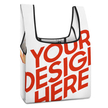 Cargar imagen en el visor de la galería, Bolsa de Compras Plegable / Bolsa Tote Plegable XB0601017 personalizado con patrón foto texto (impresión de imágenes múltiples)
