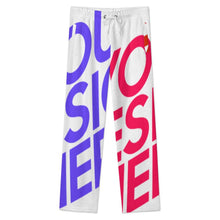 Cargar imagen en el visor de la galería, Pantalones de pijama holgados de felpa para hombre LM071 personalizado con patrón foto texto (impresión de imágenes múltiples)
