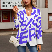 Cargar imagen en el visor de la galería, Chaqueta de traje casual para mujer Z33W personalizado con patrón foto texto (impresión de imagen única)
