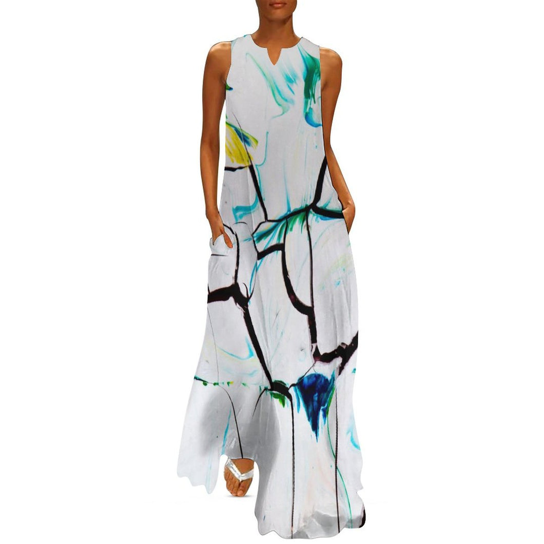 Vestido Largo Sin Mangas Personalizado | Maxi Vestido Ajustado
