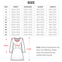 Cargar imagen en el visor de la galería, Vestido Tallas Grandes Mujer S-8XL | Cuello V Manga Larga
